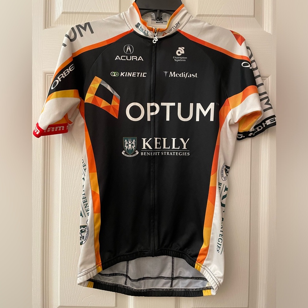 Champ-Sys Optum Kelly Cycling T Shirt/Jersey Top Pre Owned men’s
